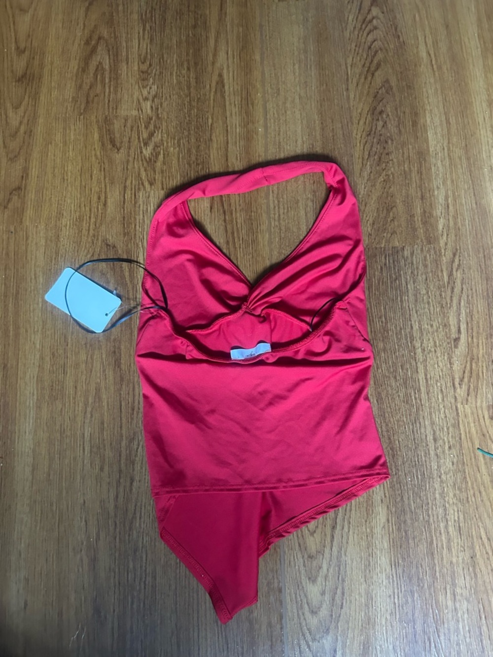 Red Halter Top - Picture 2 of 3